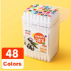 12/18/24/36/48 Highlighter Color Pen Double-Headed Color Marker Art Marker Set Art Stationery School Office Supplies