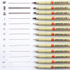 1/ 3 pcs Pigment Liner Micron Pen Neelde Drawing Manga Pen Brush Art Markers Waterproof Fineliner Sketching Pen Stationery
