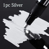 Chrome Paint Marker Reflective Liquid Mirror Paint Pens Golden Silvery Ink 2mm Writing Tip For Model Metal Wood Plastic Stone