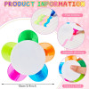 40Pcs Liquid Watercolor Fluorescent Pens 5 Assorted Colors Fluorescent Pens for Kids School Office Stationery Supplies