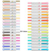 35Colors Japanese ZEBRA Double-headed Highlighters WKT7 Kawaii Color Marker Graffiti Hand Account Student SchoolArt Stationery