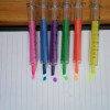 200 PCS Syringe Design Highlighter Pens Markers Fluorescent Pen Stationery Scrapbook