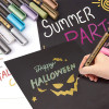 100Pcs Metallic Marker Pens for Craft Art Marker for Wedding Guest Book, Photo Album Xmas New Year Gifts