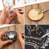 120Pcs DIY Metal Colorful Paint Marker Pens Gold and Silver Student Supplies Craftwork Pen Art Painting