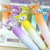 36pcs Sanrio Six-color Highlighter Anime Cute Kuromi Large-capacity Color Handbook Pen Student Graffiti Marker Pen Stationery