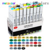 Finecolour EF100 Professional Art Markers Pen 24/36/48/60/72 Colors Dual Head Drawing Brush Alcohol Based Painting Marker Sketch