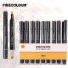 Finecolour EF103 Alcohol Based Art Marker Pen With Box 12/24/36/48/60/72/240 Colors Double-Headed Soft Professional Oily Markers