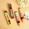 10 box/lot Creative Dinosaur Blocks Highlighter Set Cute Mini Drawing Painting Marker Pen School Supplies Stationery wholesale