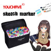 TouchFIVE Marker Pen 30/40/60/80/168 Colors Art Markers Set Double Head Artist Sketch Oily Pen Manga Pen Painting set