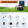 7/9" Screen 17/23mm Tube Lens Sewer Pipe Inspection Camera 512hz Pipe