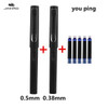 Jinhao 5pcs ink Blue 2pcs Business Office Fountain Pen Student School Stationery Supplies Ink Pens