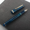 JinHao 82 Fountain Pen Deep Blue Ink Pen Spin Converter Filler EF F M Nib Business Stationery Office School Supplies Pens