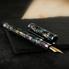 Japanese Pent Mother Of Pearl Pen Large Germany Nib Handmade Handicraft Premium Fountain Pen