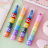 6/12 Colors Splice Mini Bible Highlighters Vintage Candy Colors Pastel Gel Highlighters Gel Highlighters Dry Highlighter Markers
