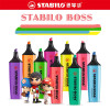 1 Pcs Stabilo Highlighter 70 Student Thick with Large Capacity Macaron Color Marker Graffiti Painting Hand-drawn School Supplies