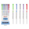 5 Colors/Set Double Headed Highlighter Pen Set Fluorescent Markers Highlighters Pens Art Marker Japanese Cute Kawaii Stationery