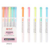 5 Colors/Set Double Headed Highlighter Pen Set Fluorescent Markers Highlighters Pens Art Marker Japanese Cute Kawaii Stationery