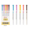 5 Colors/Set Double Headed Highlighter Pen Set Fluorescent Markers Highlighters Pens Art Marker Japanese Cute Kawaii Stationery
