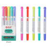 5 Colors/Set Double Headed Highlighter Pen Set Fluorescent Markers Highlighters Pens Art Marker Japanese Cute Kawaii Stationery