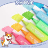 8 colors/set Glitter Highlighters Pen Fine Flash Marker Pen Painting Maker for Scrapbook Diary Journal Student Stationery Supply