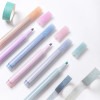 6pcs Half Sugar Highlighter Pens Set Mild & Retro Color Marker Spot Liner for Highlight Drawing Painting Office School A6776