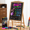 8 Colors Highlighter Fluorescent Liquid Chalk Marker Neon Pen For LED Writing Board Blackboard Glass Painting Graffiti Office