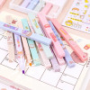 Korean Highlighters Stationery Markers Papeleria Cute Colored Markers Highlighter Pen Back To School Aesthetic Supplies