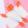 6Pcs/Lot Cute Cartoon Carrot Highlighters Student Portable Mini Art Painting Graffiti Marker Pens School Gifts Kawaii Stationery