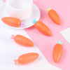 6Pcs/Lot Cute Cartoon Carrot Highlighters Student Portable Mini Art Painting Graffiti Marker Pens School Gifts Kawaii Stationery