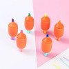 6Pcs/Lot Cute Cartoon Carrot Highlighters Student Portable Mini Art Painting Graffiti Marker Pens School Gifts Kawaii Stationery