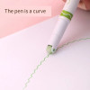 1/6Pcs/set Kawaii Flowers Line Shaped Highlighter Pens Roller Tip Curve Liner Marker for Writing Journaling Drawing Stationery