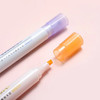 6pcs/Set Highlighter Morandi Focus Pens Window Highlighter Color Markers Pastel Highlighters Japanese Stationery