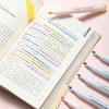 6pcs/Set Highlighter Morandi Focus Pens Window Highlighter Color Markers Pastel Highlighters Japanese Stationery