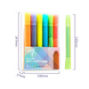 6pcs/Set Highlighter Morandi Focus Pens Window Highlighter Color Markers Pastel Highlighters Japanese Stationery