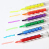 70Pcs Syringe Highlighter Pen Syringe Needle Shape Mechanical Color pen Ballpoint for Office School Marker Writing Tool
