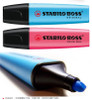 Germany STABILO Highlighter Maker Pen 70 BOSS 2mm-5mm Oblique Nib Painting Pen Highlighters Students Office Focus Notes Pen Etui