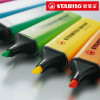 Germany STABILO Highlighter Maker Pen 70 BOSS 2mm-5mm Oblique Nib Painting Pen Highlighters Students Office Focus Notes Pen Etui