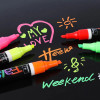 5 Sets Liquid Chalk Markers Pens Erasable Colors Highlighters LED Writing Board Glass Neon Pen, Chalkboard Blackboard