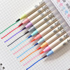 8 Pack/lot Fabricolor Painting Colorful Candy Color Highlighters Promotional Markers Gift Stationery Wholesale