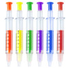 50PCS New Novelty Highlighter Pen Stationery Syringe Highlighter Fluorescent Needle Tube Watercolor Nite Writer Pen