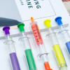 50PCS New Novelty Highlighter Pen Stationery Syringe Highlighter Fluorescent Needle Tube Watercolor Nite Writer Pen