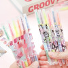 Sanrio 36pcs Highlighter Kuromi Kawaii Student Stationery Set Cartoon Double-headed Color Marker School Promotional Office Pens