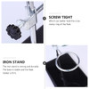 Laboratory Grade Metalware Set- Support Stand Premium Material Laboratory Stand Support Clamp Flask Clamp Condenser Stand