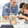 Laboratory Grade Metalware Set- Support Stand Premium Material Laboratory Stand Support Clamp Flask Clamp Condenser Stand