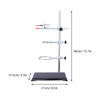 Laboratory Grade Metalware Set- Support Stand Premium Material Laboratory Stand Support Clamp Flask Clamp Condenser Stand
