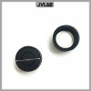 Chromatography Vial Cap Black Storage Bottle Cover 4 ml Polypropylene Solid Cap With Red PTFE/White Silicone Septa 13 mm 100/PK