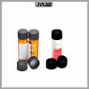 Chromatography Vial Cap Black Storage Bottle Cover 4 ml Polypropylene Solid Cap With Red PTFE/White Silicone Septa 13 mm 100/PK