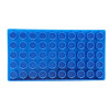 2PCS Plastc Vial Rack 50 Holds Diameter Suitable For 12mm 1.5/2ml Vials Centrifuge Tube Racks Stackable Lab Supplies