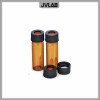 Black Open-topped Polypropylene Cap Red PTFE/White Silicone Septa 13 mm For Agilent / Waters Chromatography Vial 4 ml 100 / PK