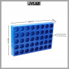 Plastic Chromatography Vial Stand For Place 40 Vials 10 ml / 20 ml Analytical Bottle Sample Bottle Holder Aperture 24 mm 1 / PK Plastic Chromatography Vial Stand For Place 40 Vials 10 ml / 20 ml Analytical Bottle Sample Bottle Holder Aperture 24 mm 1 / PK